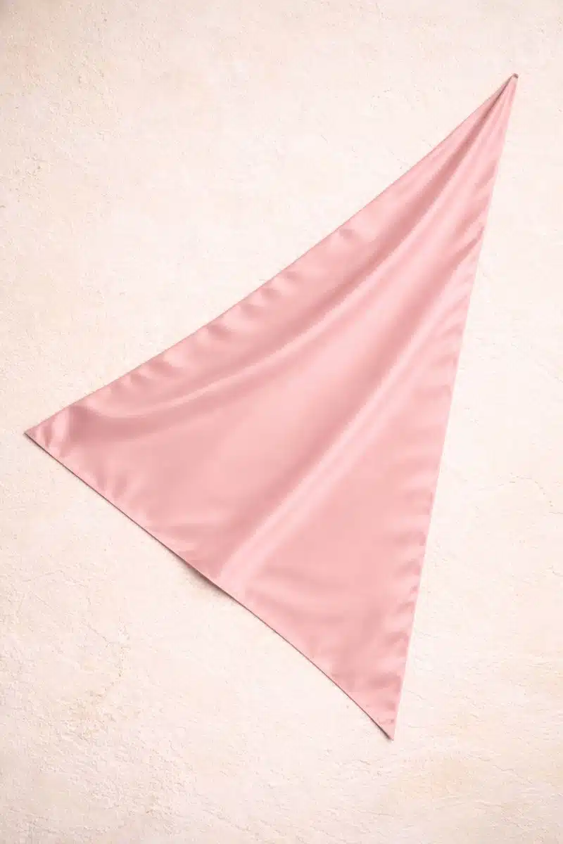 Rose kendő nagy - 100% hernyóselyem